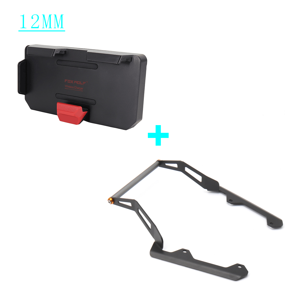 12 Mm/22 Mm Gps Beugel Fit Voor Aprilia Sr GT200 GT 200 Sr Gt200 2022 2023 Gps navigatie Telefoon Houder Frame Beugel: Oranje