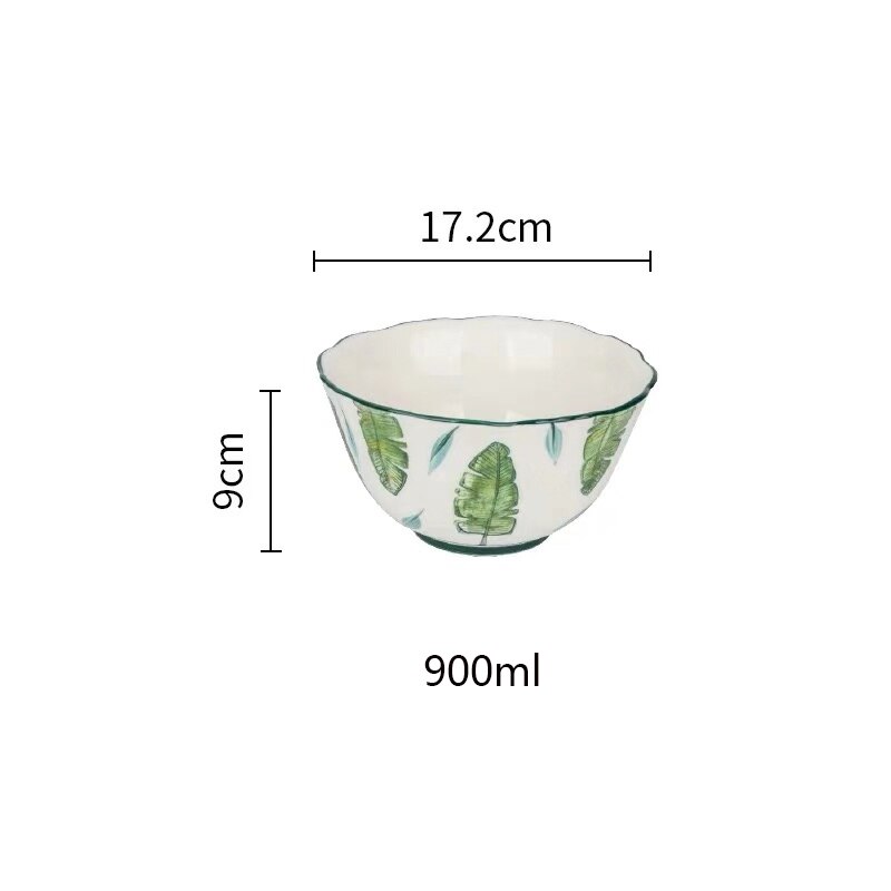 Keramik Teller Set schüssel teller tief anlage gericht kreative Europäischen stil steak platte porzellan mikrowelle neue: 6.7inch bowl