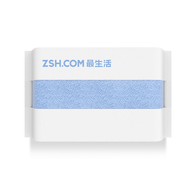 Xiaomi ZSH Polyegiene Antibacterical Towel Young Series 100% Cotton 5 Colors Highly Absorbent Bath Face Hand Towel: Blue