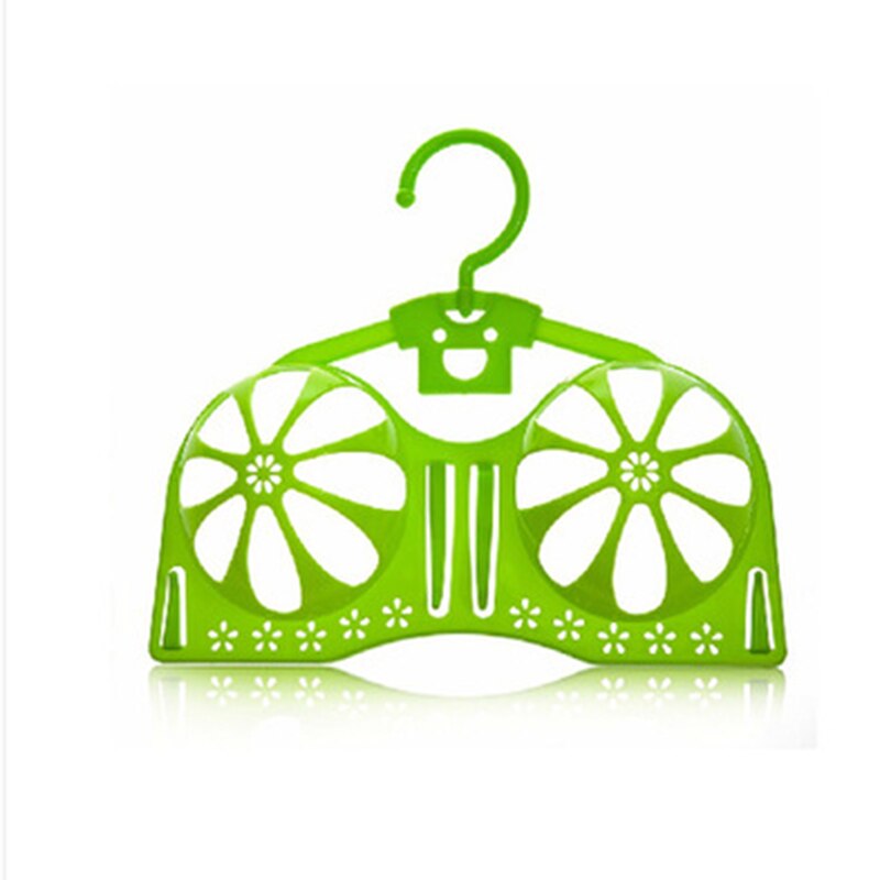 Smart Bra Hanger Form Drying Holder Clothes Underwear Rack Protector Storage Shaper Shelving Display Safe Home: Green