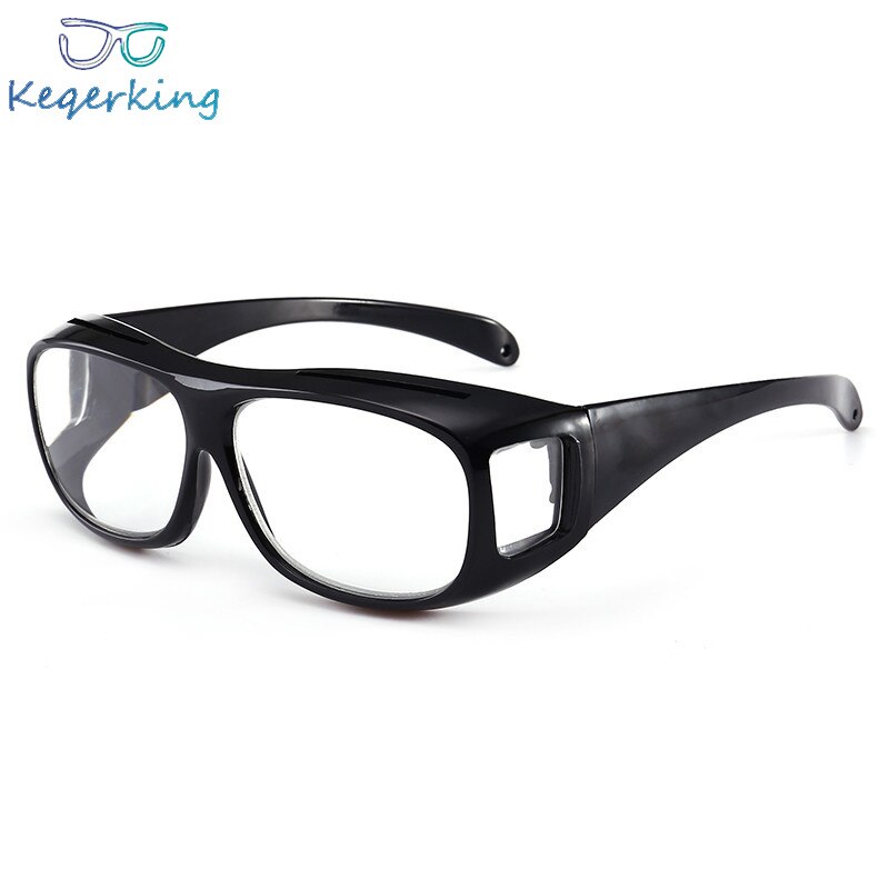 Grote Visie Vergrootglas 1.6 1.8 Leesbril Mannen Vrouwen Vintage Eyewear Vergrootglas + 250 + 300 Vergroot Vision Lens Eyewear ha-09