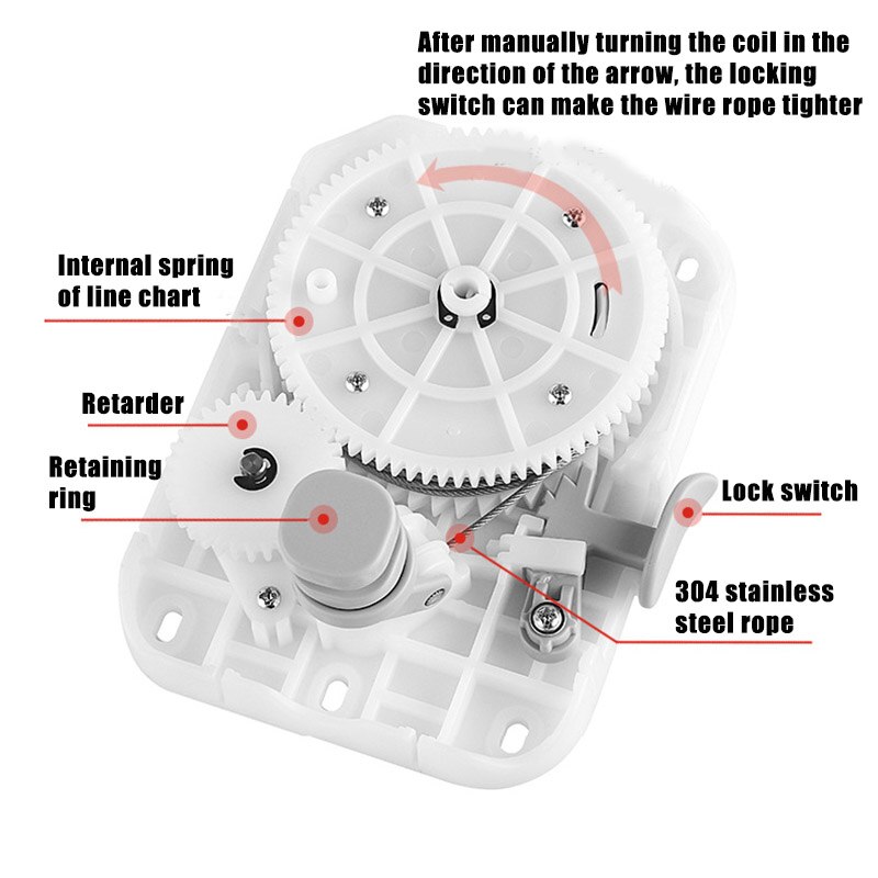 Clothesline Wire Shrink Indoor Telescopic Drying Rack Retractable Clothes Line Holder Balcony L9 #2