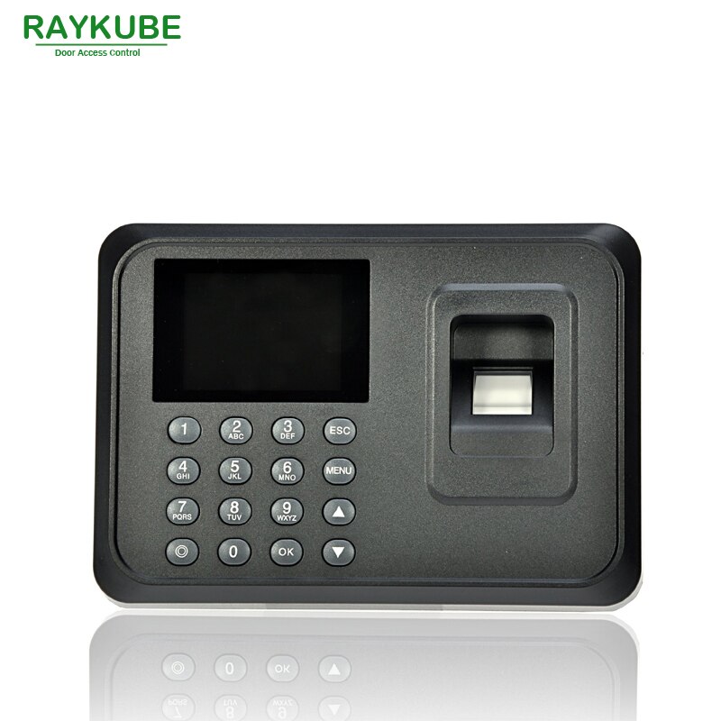 RAYKUBE TFT Fingerprint Time Attendance Clock Recorder Employee Digital Office Time Attendance Machine R-FA6