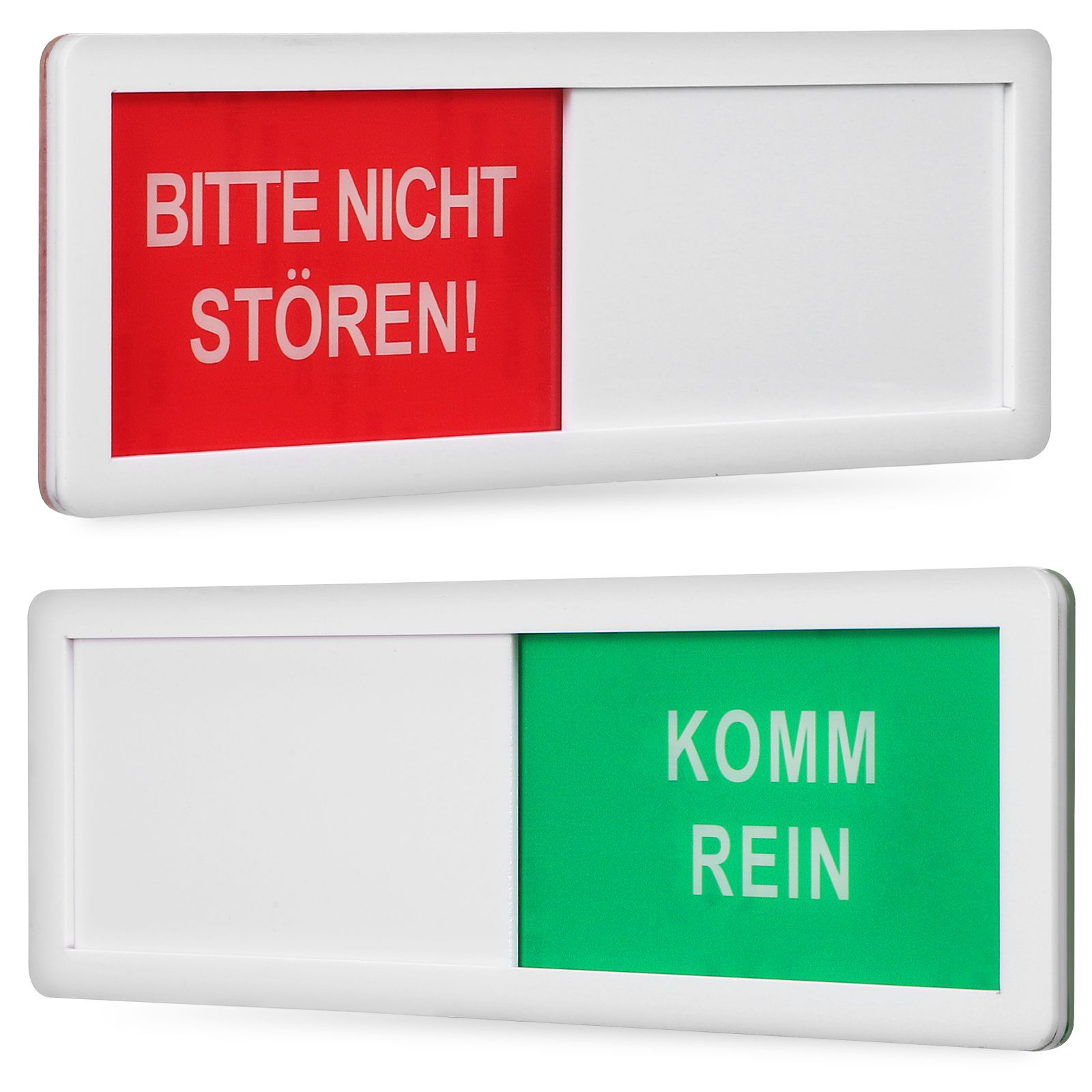 2 Pcs Sliding Privacy Door Sign Office Vacant Indicator Toilet Bathroom Signs Sliders Occupied The Disturb for