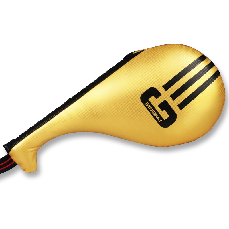 Boa qualidade dupla target mitt taekwondo pads kick boxe alvo karate mma treinamento profissional engrenagem sticke soco mão almofada