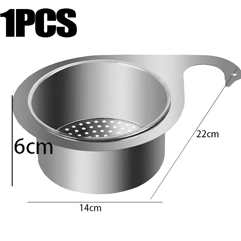 Cesta de drenaje de acero inoxidable, colador de fregadero de esquina, fregadero de cocina, estante de filtro de cisne, escurridor de verduras, estante de almacenamiento de sobras de cocina: Bronce verde