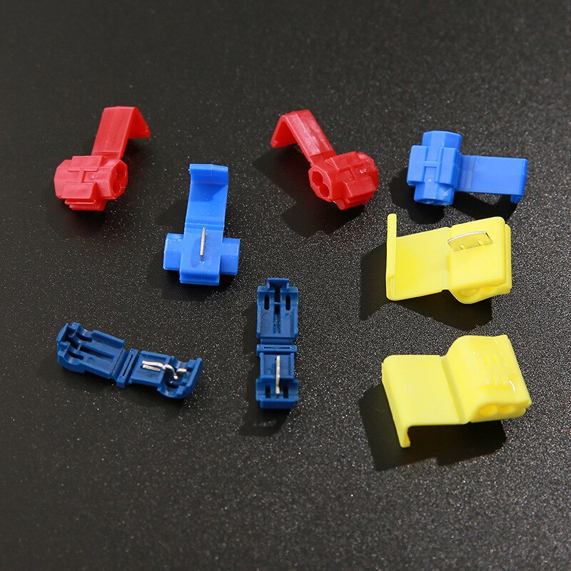 65pcs/box Scotch Lock Electric Wire Cable Connectors Quick Splice Terminals Crimp Non Destructive for Wire Car Boat Motorcycle