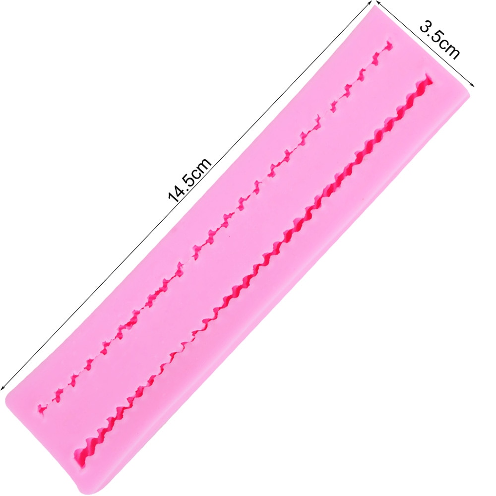 Byjunyeor M310 Rope UV Resin Silicone Mold Fondant Chocolate Candy Lollipop Crystal Epoxy Soft Clay Bake Tool