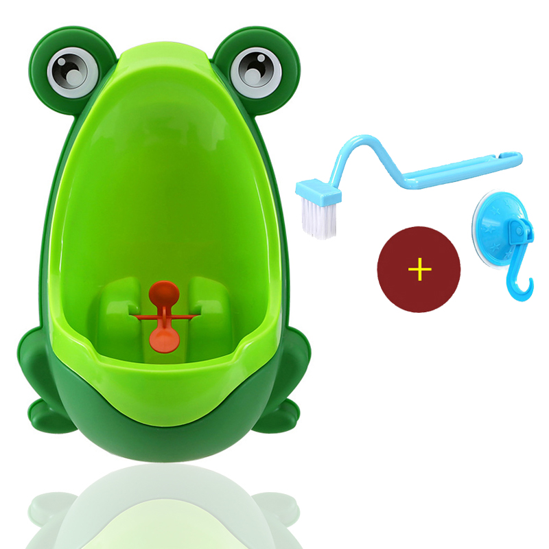 Baby Boy Wall-Mounted Hook Frog Potty Toilet Training Frog Stand Vertical Urinal Penico Pee Infant Toddler Bathroom Frog Urinal: Light Blue