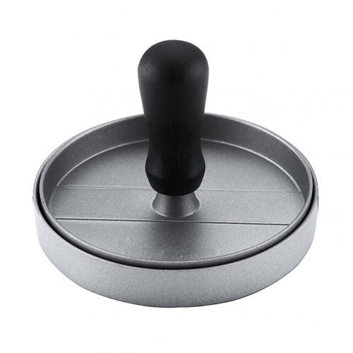 Rund non-stick hamburgare kött tortilla paj maker press kök matlagning verktyg kött nötkött grill press för kotletter kött verktyg: Default Title
