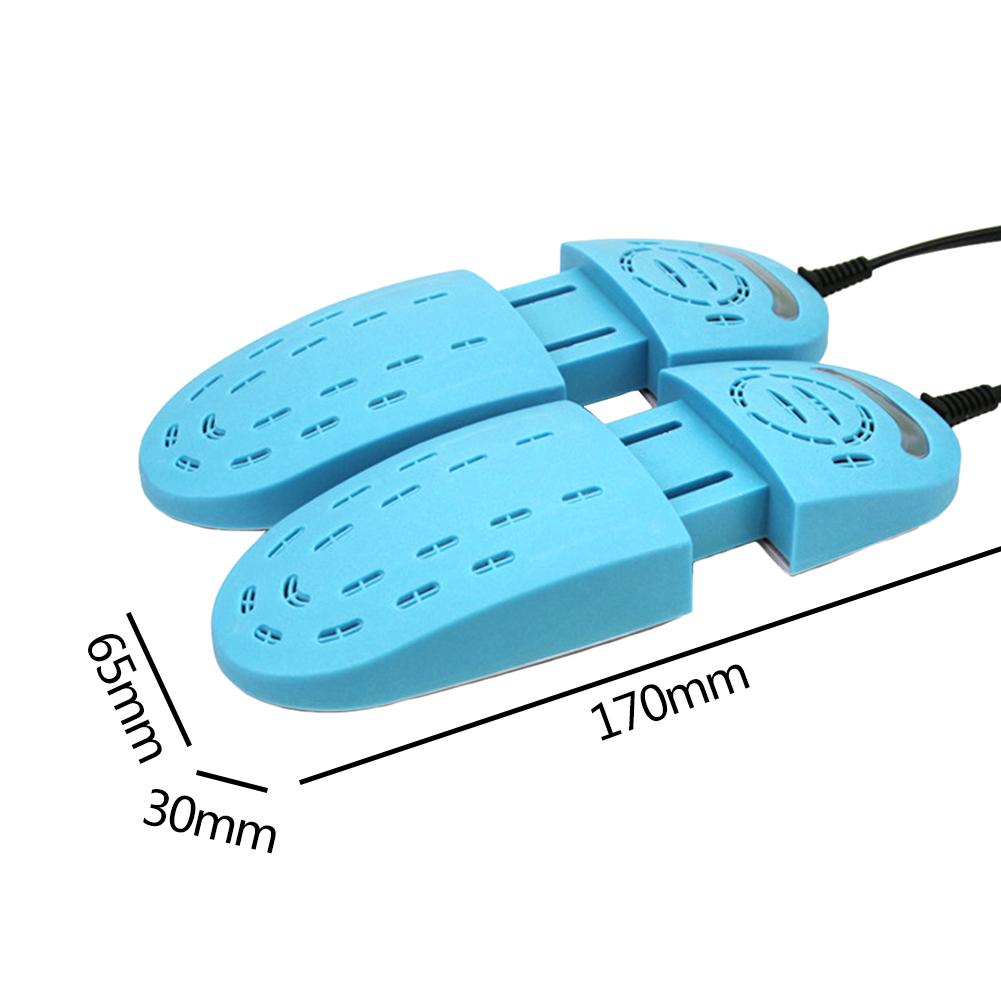 Ptc Ultraviolet Schoenen Droger 12W Dual-Core Verwarming Intrekbare Ontvochtiger Sterilisator Drogen Deodorant Warmer Heater: D2 Blue / VS