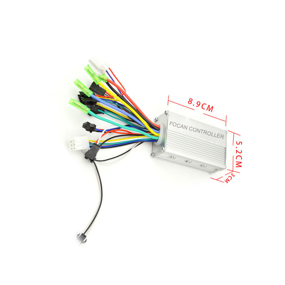 24V/36V/48V/60V 15A 250W 350W BLDC Elektroroller-Regler E-Fahrrad Bürstenloser Geschwindigkeitsregler LH-100 Fingergashebel LCD-Anzeige