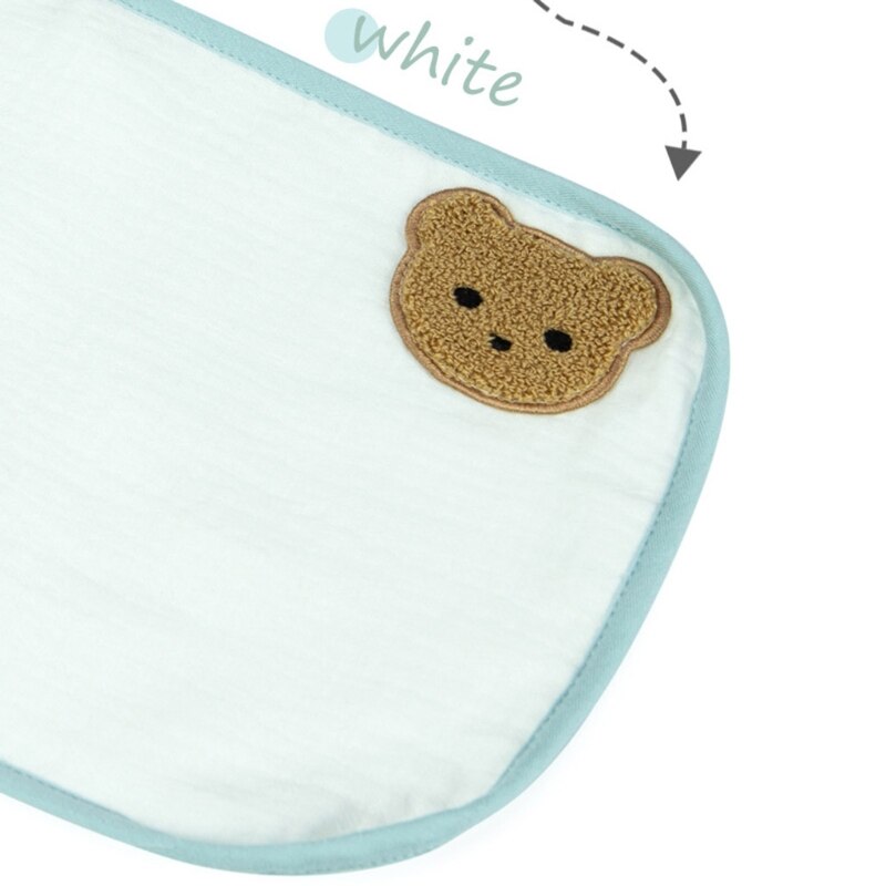 Serviette d'alimentation pour bébé, mouchoir en coton Anti-crachat, tissu pour le visage