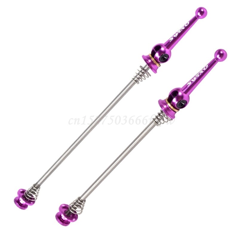 1 Pair Mountain Road Bike Bicycle Lightweight Quick Release QR Front Rear Skewer Titanium Axle CNC Wheel Hub Fix Lever: PL