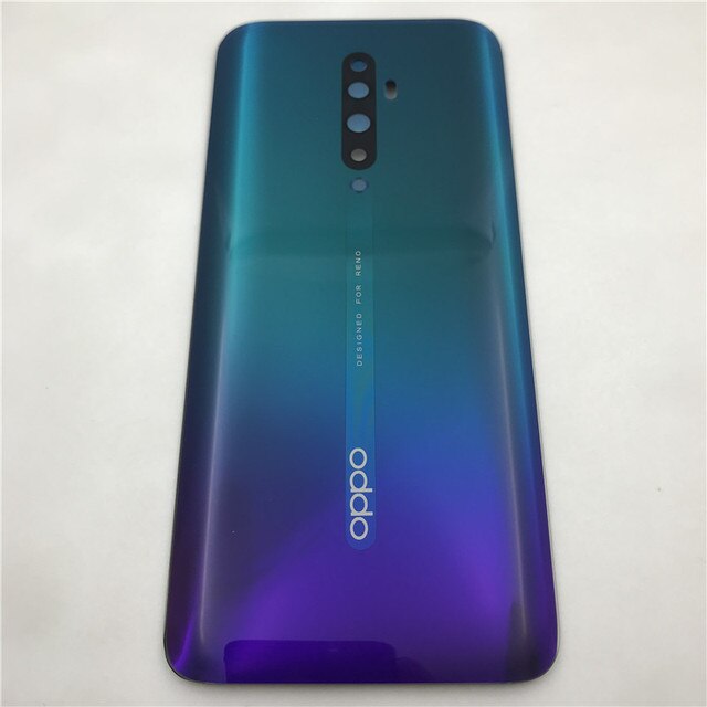 Oryginał dla Oppo Reno Z / Reno 2 / Reno 2Z Reno2 Z F tylna pokrywa baterii obudowa obudowa tylna szkło do naprawy części: Reno 2Z Aurora