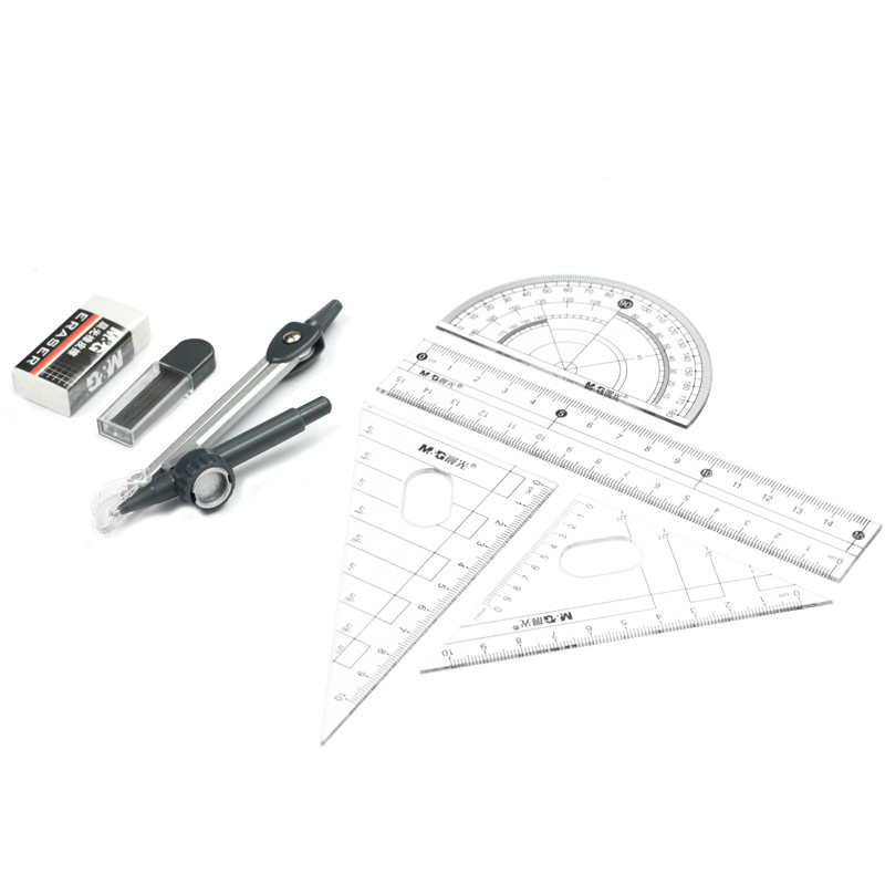 1SET Compasses Drafting Tools Drawing Math Compass Set School Supplies Stationery ASC90808