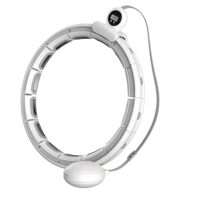 16 17 18 nodi contiene magnete Smart Fitness Hoop sport Slmming Hoops con contatore silenzioso massaggio delicato sulla pelle a 360 gradi