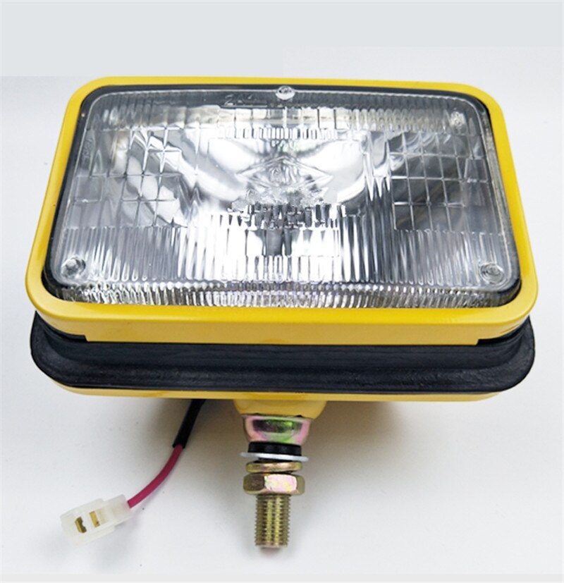 For SANY SY CATERPILLAR CAT KOMATSU PC 12V 24V iron case Main boom headlight H4 H3 Wick Boom Light excavator accessories: 24V