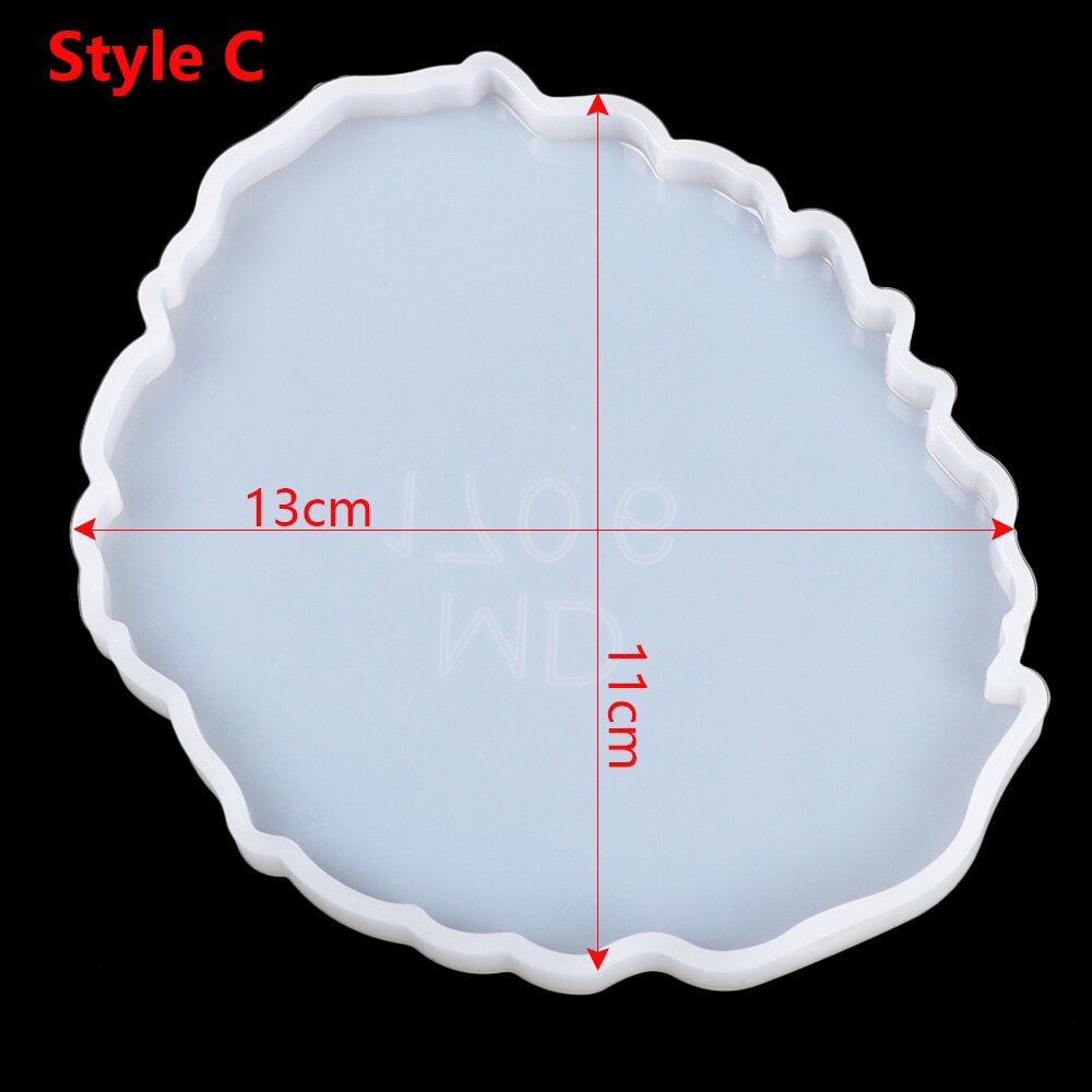 Transparent Fluid Arts Round Petri Dish Silicone Mold Round Coaster Epoxy Resin Art Supplies Make Your Own Coaster Resin Molds: Style C
