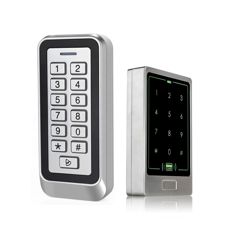 OTPS waterproof standalone out door access control kits metal keypad touch pad wireless wifi rfid card access control system