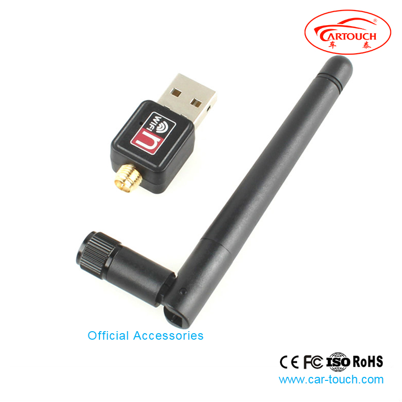 Mini Draadloze Wifi Adapter voor Auto DVD 150 Mbps 2dB Antenne USB Wifi Ontvanger Netwerkkaart 802.11b/n/ g Hoge Snelheid Wifi Adaptador