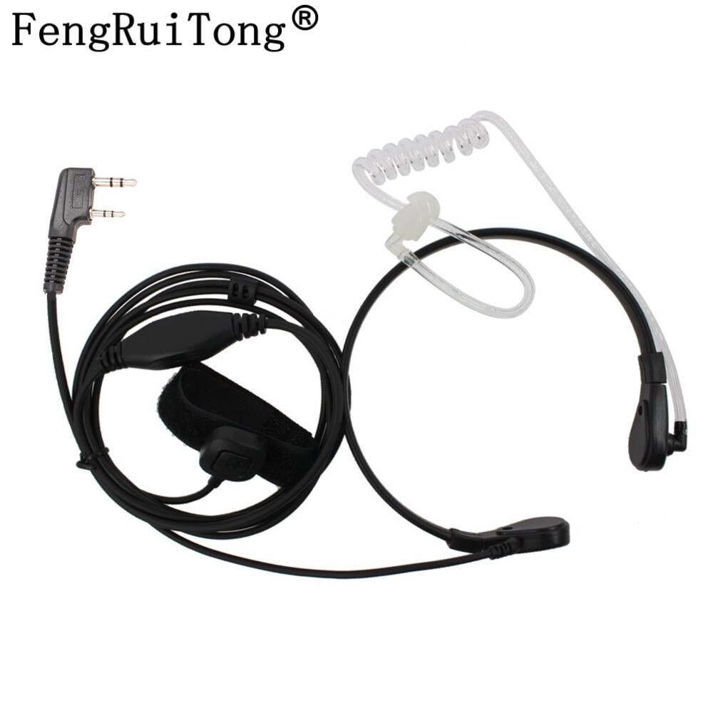 Luft Schlauch Headset Hörer Kehle Mikrofon Mic PTT für Tragbare Radio Baofeng Walkie Talkie UV-5R UV B5 GT-3TP UV-5X UV-5RA