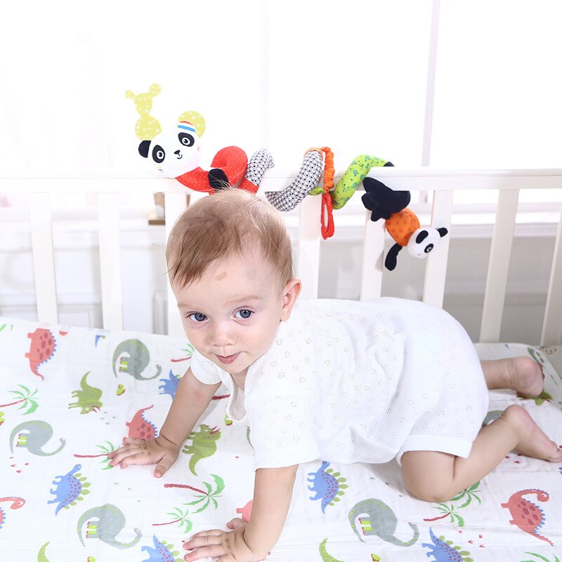 Baby Speelgoed Wieg Draait Rond Het Bed Wandelwagen Opknoping Rammelaars Leuke Mobiele Baby Speelgoed Muzikale Soft Wandelwagen Speelgoed Pop