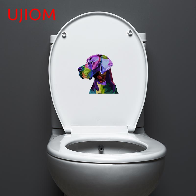 Ujiom Kleurrijke Great Dane Hond Schakelpaneel Sticker Home Decoratie Slaapkamer Woonkamer Decoraties Muurstickers Muurschilderingen