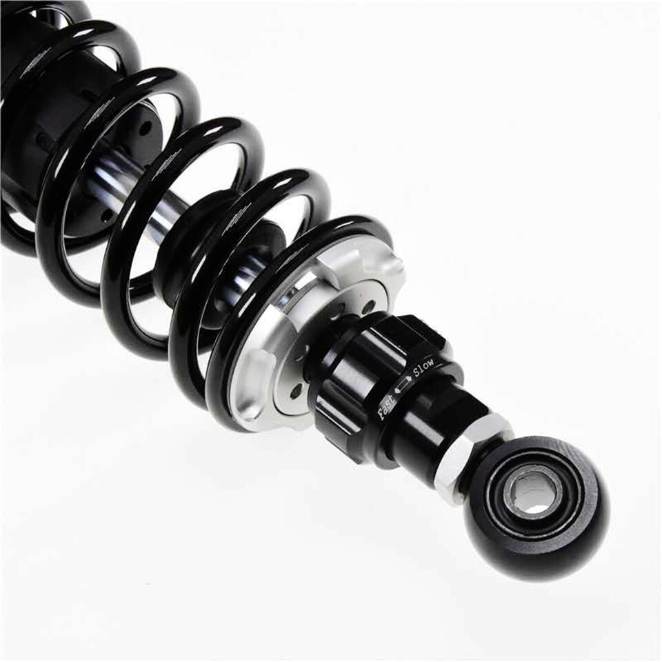 Amortiguador de aire trasero ajustable para motocicleta, suspensión trasera para Honda, Yamaha, Kawasaki, Suzuki, color negro, 270mm-360mm, 1 unidad