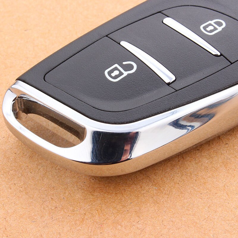 Fiat 3 knoppen klapsleutel afstandsbediening behuizing - Batterij