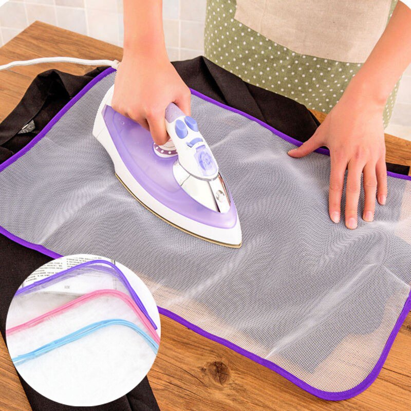 Ironing Clothes Mesh Ironing cloth cover high temperature Fabric protection Heat Insulation Press Mesh Anti-Scald Ironing Mat