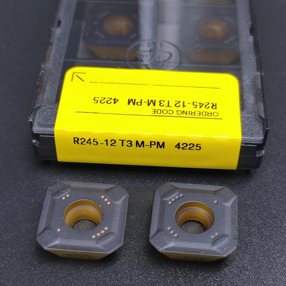 10PCS R245 12T3M PM 4240 R245 12T3M PM4225 Metall Drehen Werkzeug Hartmetall Werkzeuge R245 12T3 PM4225 R245 12T3 PM4240