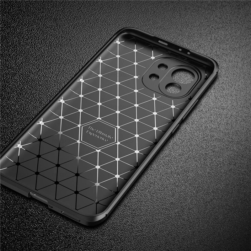 Voor Xiaomi Mi 11 Lite 5G Ne Case Carbon Fiber Schokbestendig Siliconen Coque Xiomi Xiaomy Mi11 Lite Licht 11 lite 4G Matte Tpu Cover