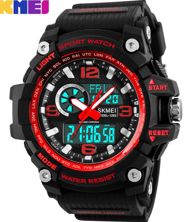 Men's night light waterproof sports electronic meter student timers: H