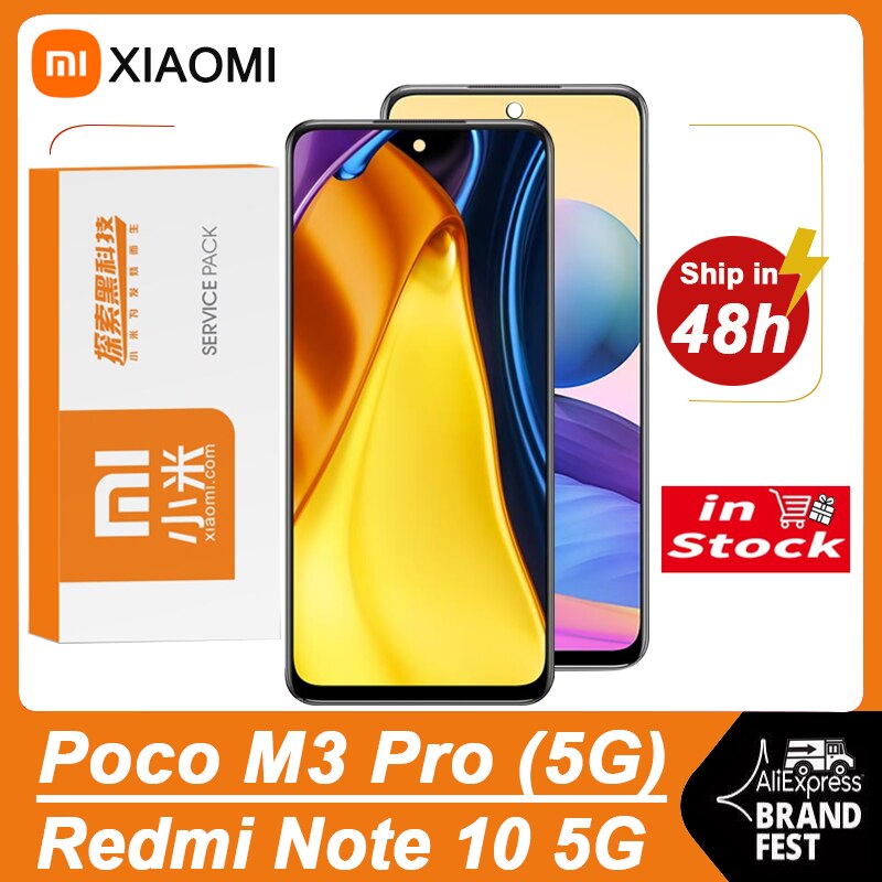 100% Tested 6.5&#39;&#39; LCD For Xiaomi POCO M3 Pro LCD M2103K19G M2103K19C Display Replacement Touch Screen For Redmi Note 10 5G LCD