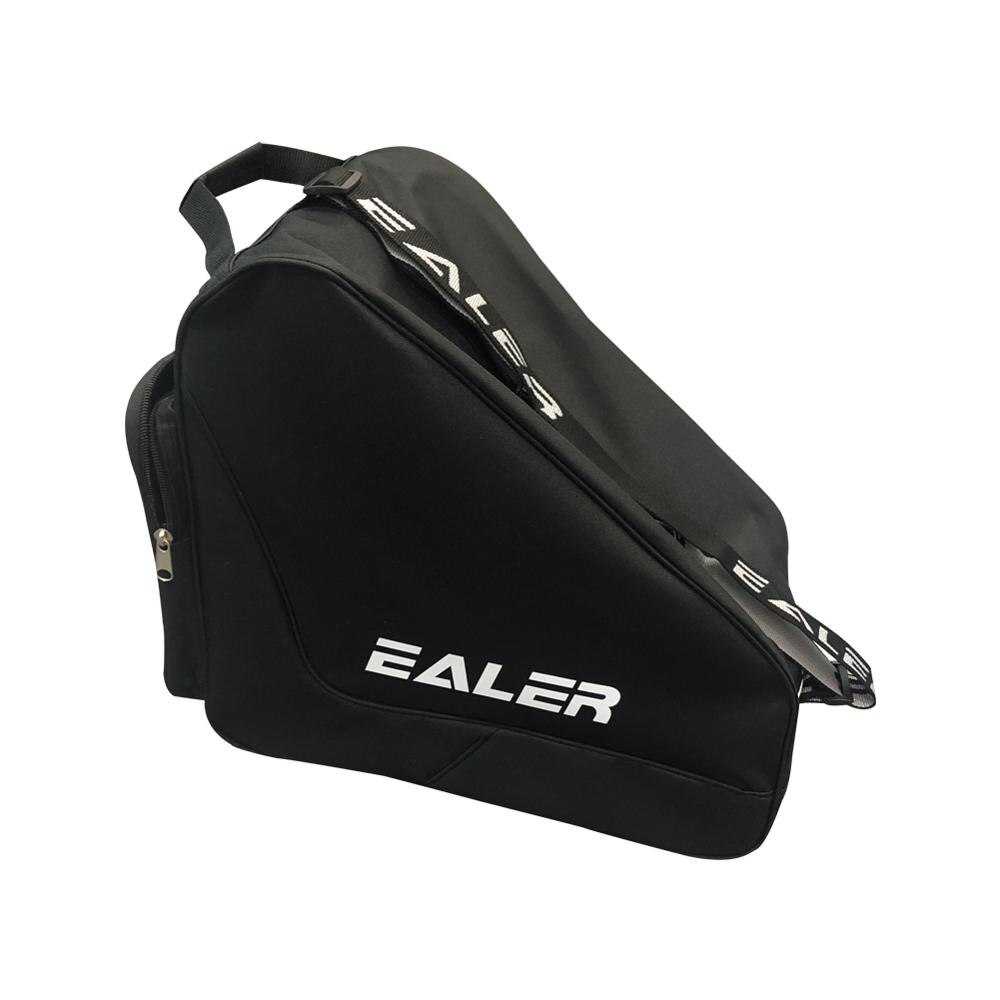 Hockey hielo y en línea bolsa para monopatín-Bolsa de superior para llevar patines de hielo, patines de ruedas, patines en línea para niños y adultos: Black