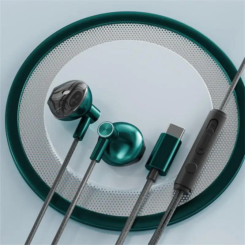 3.5mm/Type-C Geen Vertraging Gaming Koptelefoon In Ear Geluidsherkenning Bedrade Microfoon Geschikt Voor Huawei Xiaomi Gaming headsets: Paars