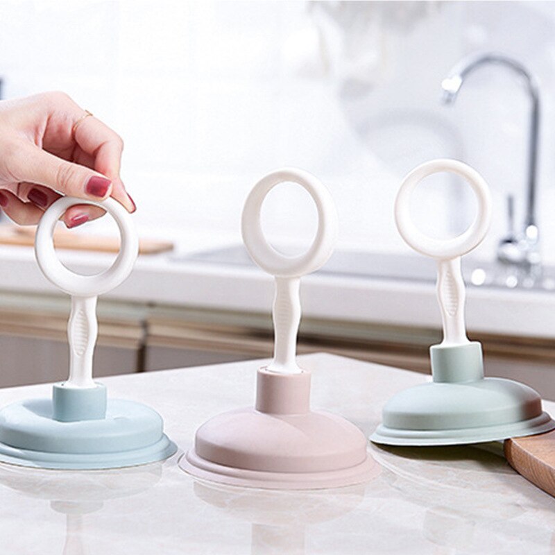 1pc Portable Bathroom Sink Toilet Dredge Plunger Household Sewer Hair Cleaner Kitchen Sink Pipe Dredge Household Cleaning Tools