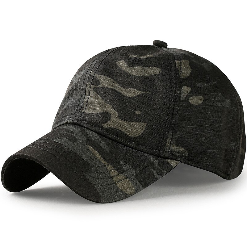 ACU, gorras de béisbol digitales para hombre, gorra de camuflaje táctica del ejército, gorras de Sol para caza en la selva al aire libre para hombres y mujeres, sombrero deportivo de talla grande 56-63cm: A1