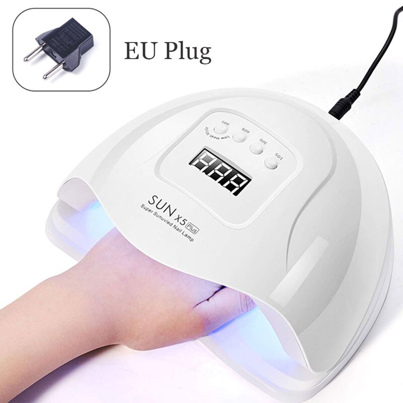 SUN X5 MAX-Lámpara LED UV para secar esmalte de uñas en Gel, con sensor de movimiento, , para salón de manicura: SUN X5 Plus EU