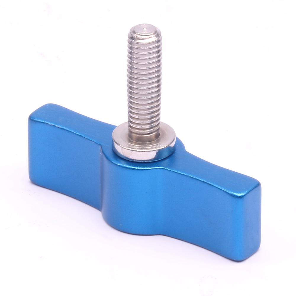 BGNing M4 M5 M6 Hand Tighten Screw Aluminum Alloy Handle Adjustable Screws for DSLR Camera Photo Studio Accessory: M5X17 Blue