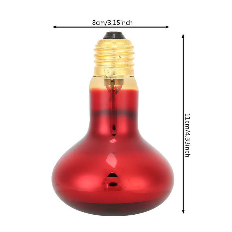 Infrared Bulb Lizard Infrared Bulb Infrared Bulb Reptiles for Heating Amphibians