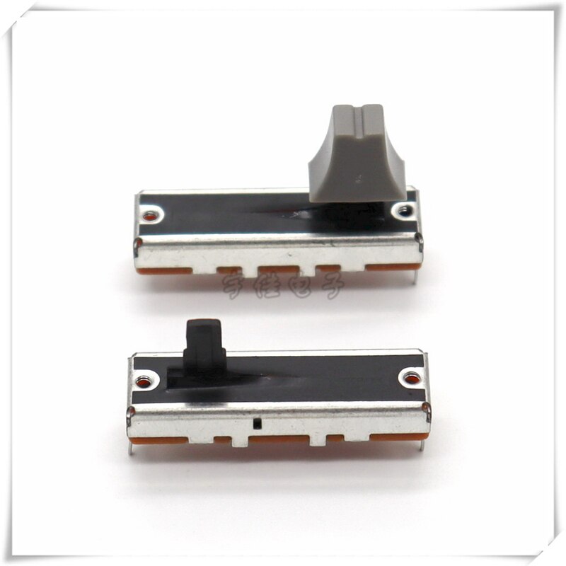 35MM mixer fader B10K mono straight sliding potentiometer B103 tripod handle length 10MM with hat