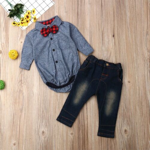 Nyfödda pojkar bröllopsfest smoking kostym 0-24 månader babybody+hatt+strumpor+skor kläder & set gentleman baby shower