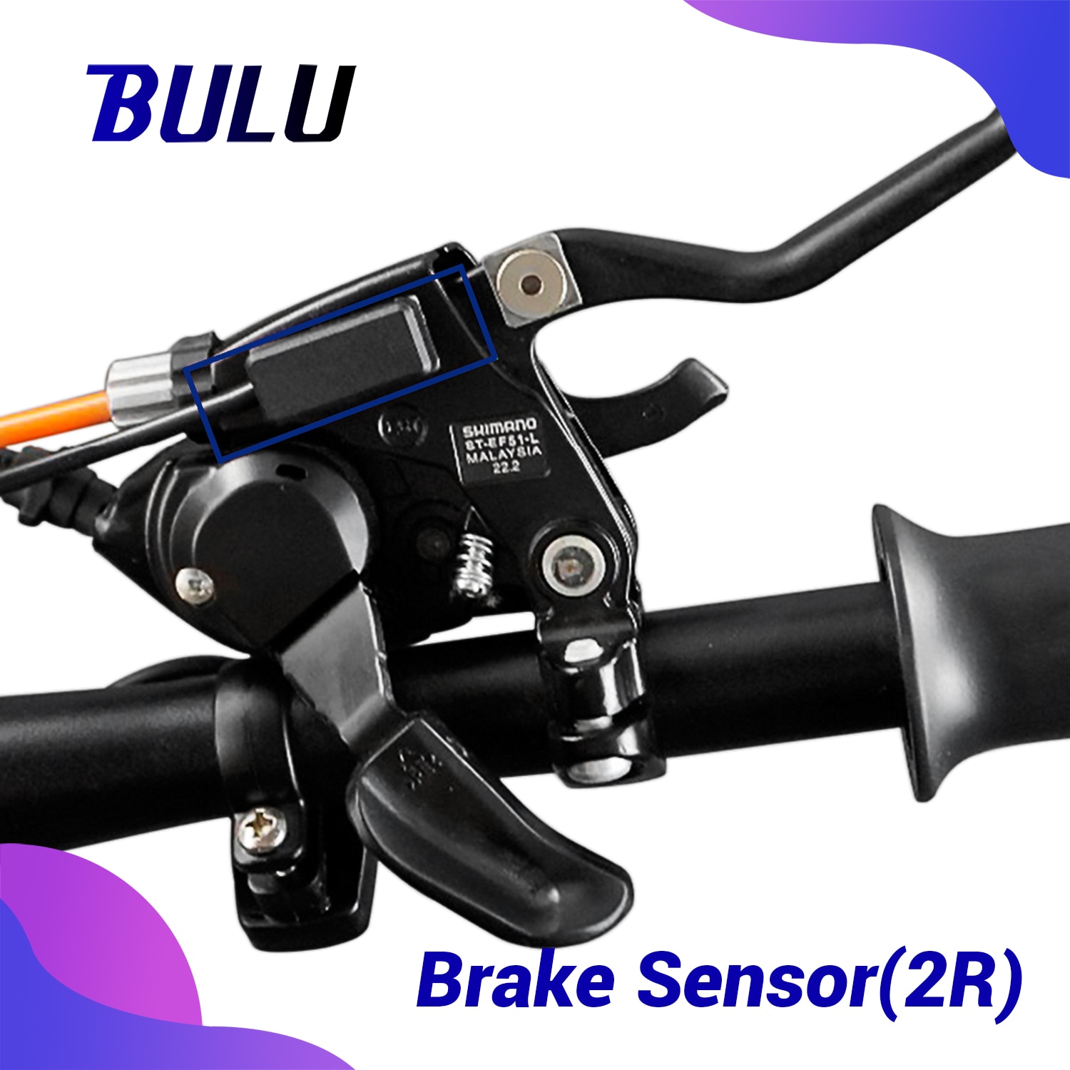 BULU Electric Bicycle Hydraulic Brake Sensor MS 2R Cut off Power E-bike Brake Sensor for Ebrake