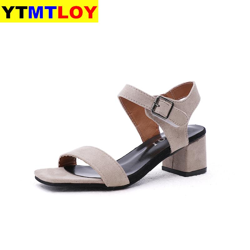 Vita våren kontorsskor kvinnor höga klackar pump 5cm slip-on sandaler sandalier bekväma dam tennis casual öppen gladiator