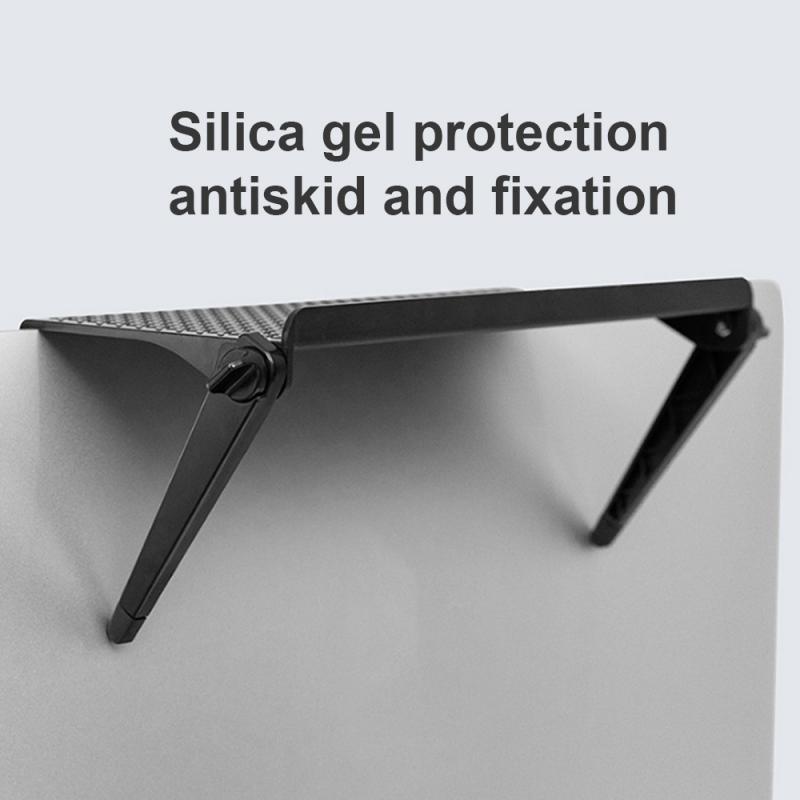 Multi-functional Storage Rack Adjustable TV Screen Top Storage Shelf Rack TV Computer Monitor Display Bracket Office Rack Holder