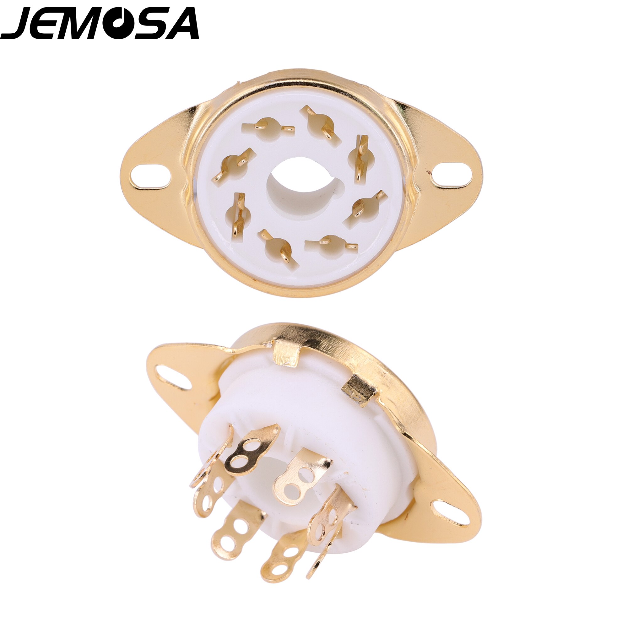 10 pz ceramica 8pin presa tubo GZC8-Y-6 presa tubo elettronico KT88 6SN7 6V6 6L6 EL34 6N8P tubo a vuoto amplificatore Audio HIFI fai da te