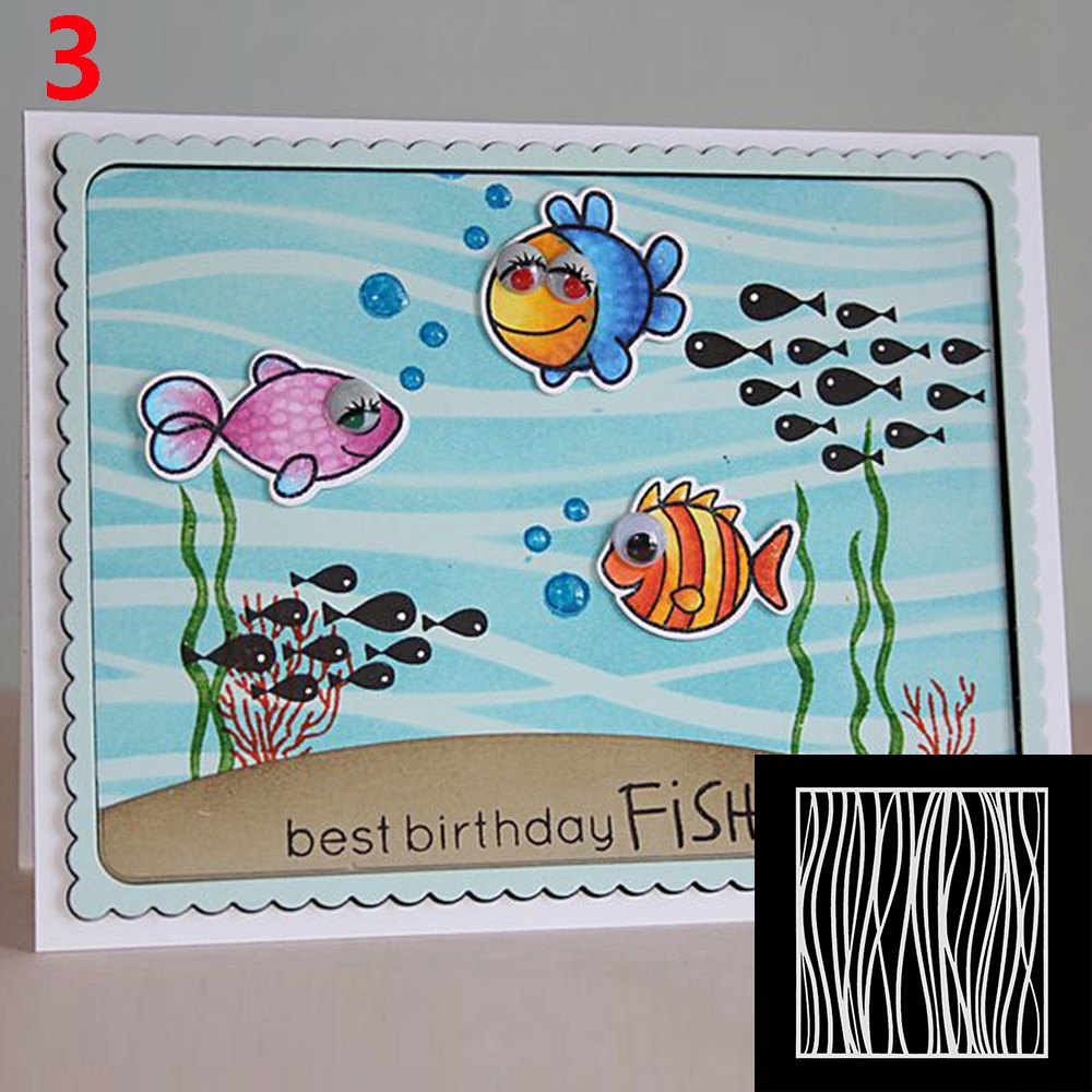 13styles Plastic Template Embossing Paper Cards Making Craft Layering Stencil for Scrapbooking Photo Album Decorative