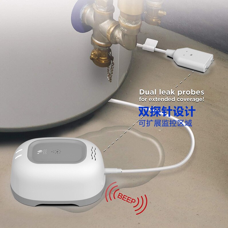 Smart Sensor Water Lekkage Alarm Smart Tuya Wifi Waterlek Alarm Sensor Home Security Alarm Detector